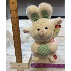 Cuddle Barn Leapin Lucy Animated Lamb Bunny Easter Sings Peter Cottontail VIDEO